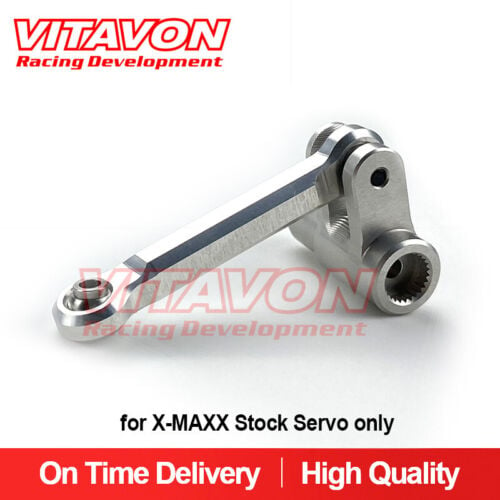 VITAVON ALU7075 Servo Horn & Steering link for X-MAXX XRT Stock Servo only