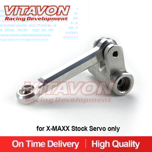 VITAVON CNC ALU7075 V1 Servo Horn & Steering link for X-MAXX XRT 25T Stock Servo 2085