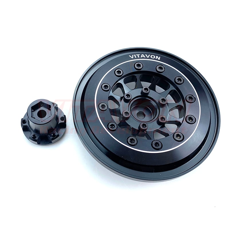 Vitavon CNC Alu 2.6”crush lock wheels for Black Mamba tire with 12MM HEX