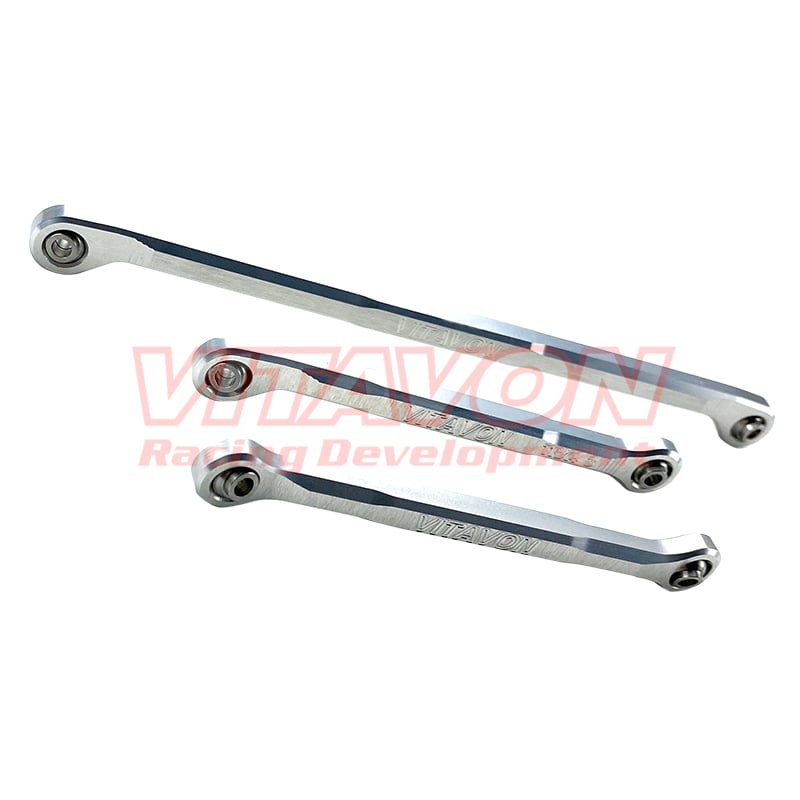 VITAVON CNC Alu7075 Front Steering Links Set for TRAXXAS TRX-4 TRX-6 1:10