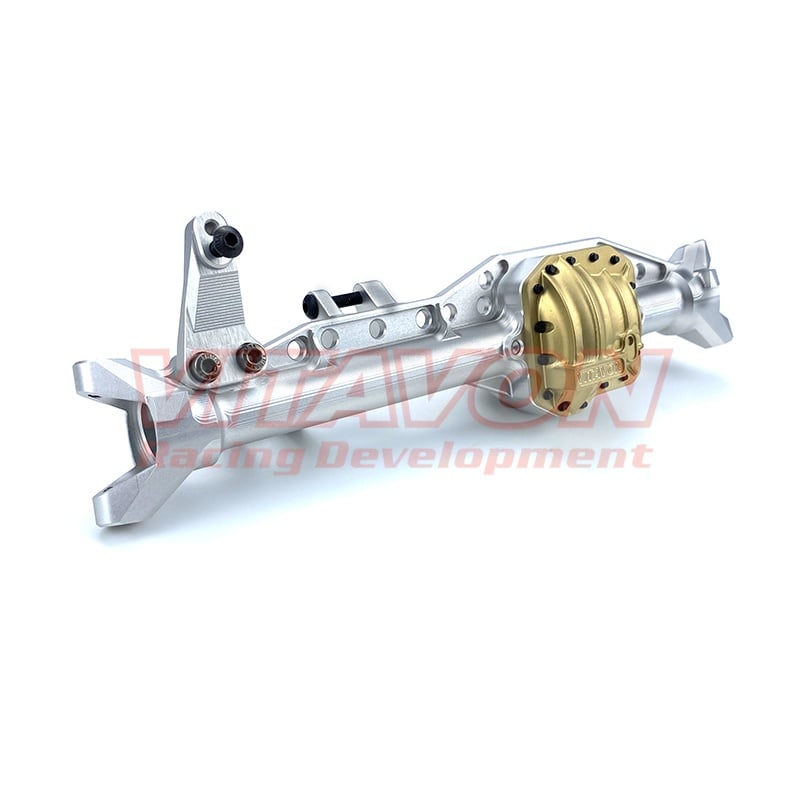 VITAVON CNC Alu #7075 Front Axle Housing with Brass Diff Cover for Axial SCX6 Jeep Wrangler Trail Honcho 1/6