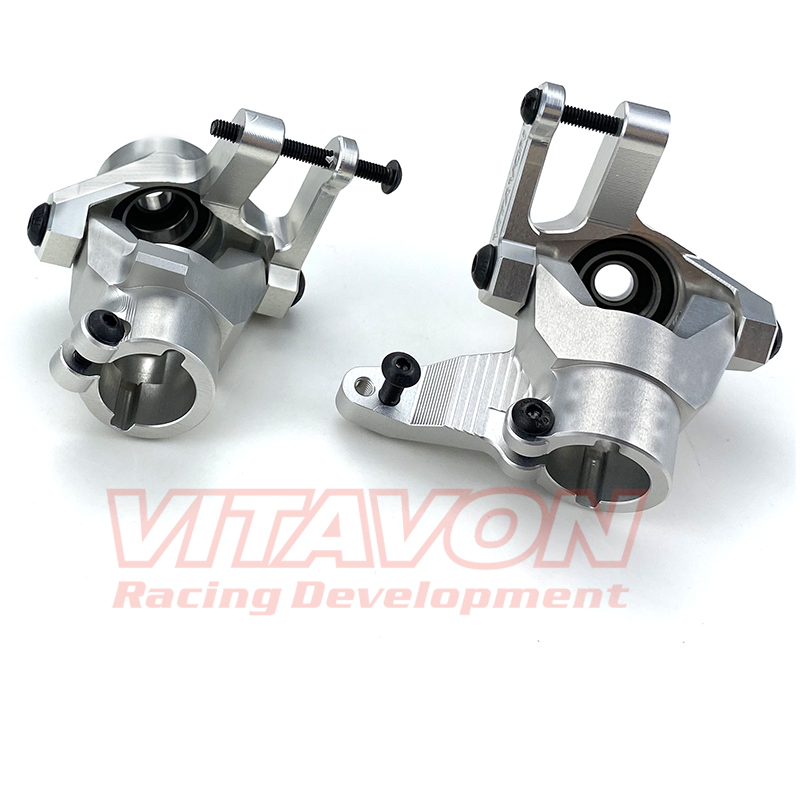 VITAVON CNC Alu #7075 Front Knuckle & C Hub For Axial SCX6 Jeep Wrangler Trail Honcho 1/6