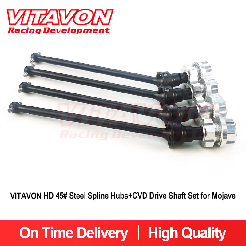 VITAVON CNC Alu7075 Mojave Spline Hub+ HD 45# Steel CVD Shaft for Arrma Mojave 6S