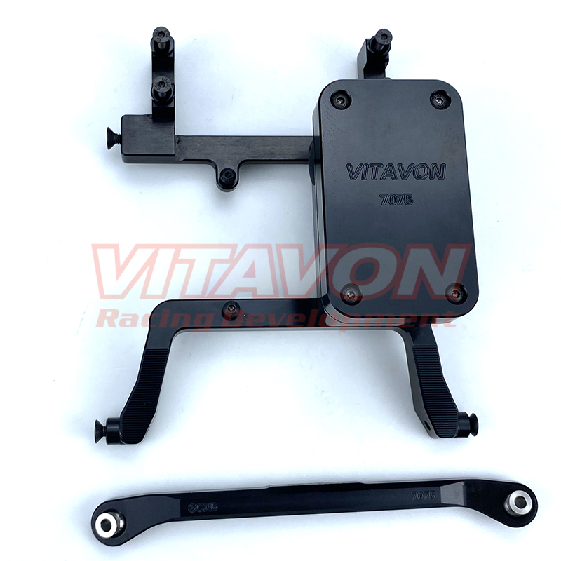VitavonVITAVON CNC Alu7075 V2 ESC Tray & Servo Mount for Axial SCX6