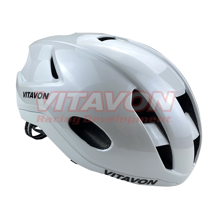 VITAVON road bike Helmet pearly white  V020