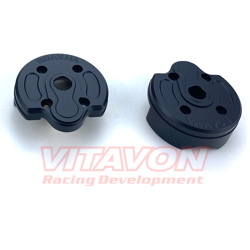 VITAVON CNC brass portal cover black edition for Axial SCX10 III and Capra