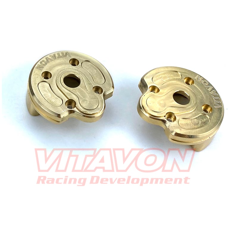 VITAVON CNC brass portal cover AXI232006 for Axial Capra and SCX10 iii