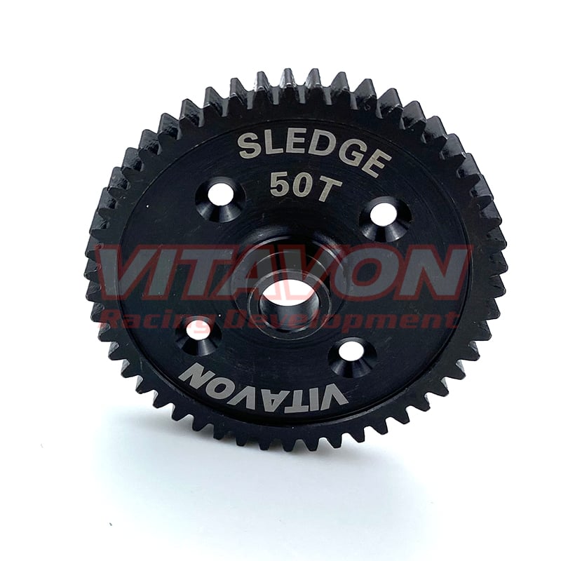 VITAVON CNC HD Steel Spur Gear 50T Mod 1.0 For Traxxas Sledge