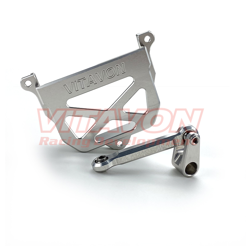 VITAVON CNC adapter for standard size servo+servo horn+link for MAXX1/10