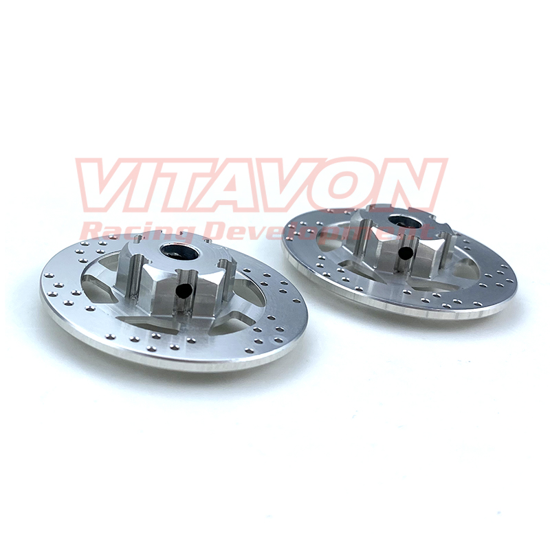 VITAVON CNC Alu7075 +0MM extended 17mm hex hub/Disc  Front/Rear for Traxxas UDR