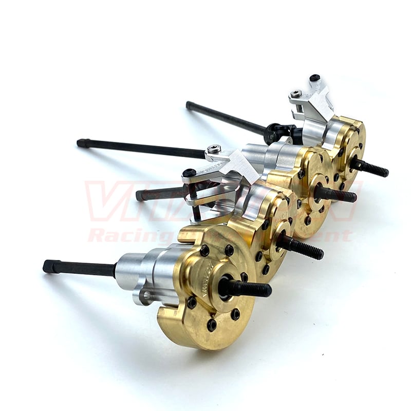 VITAVON AR14B Front & Rear Portal kit with Brass covers for Axial RBX10 Ryft