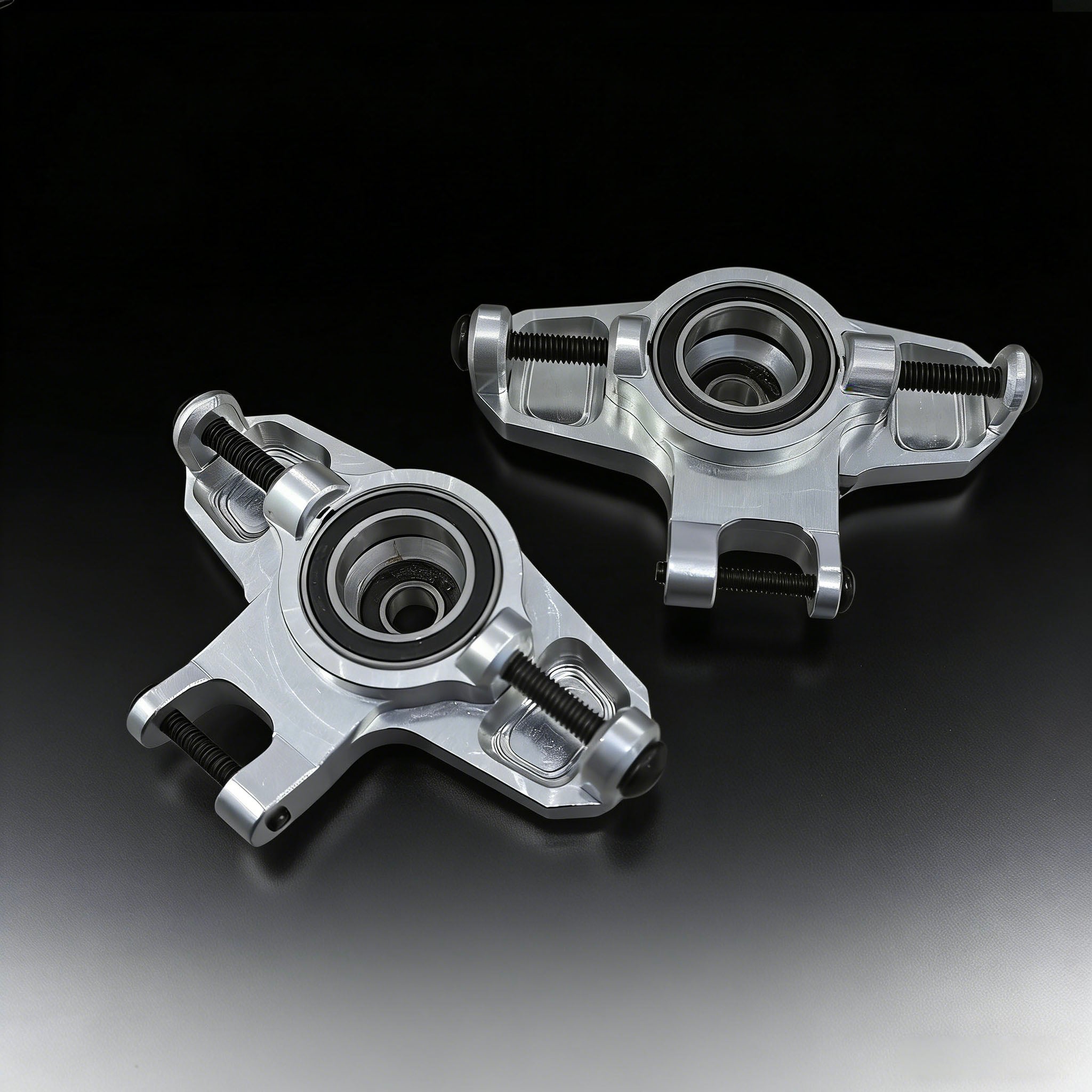 Vitavon CNC Alu7075 Front Steering Knuckle for Yikong YK4072V3 YK4073 1/7 Fits with Fms bronco and the fms rochobby ridge racer as well
