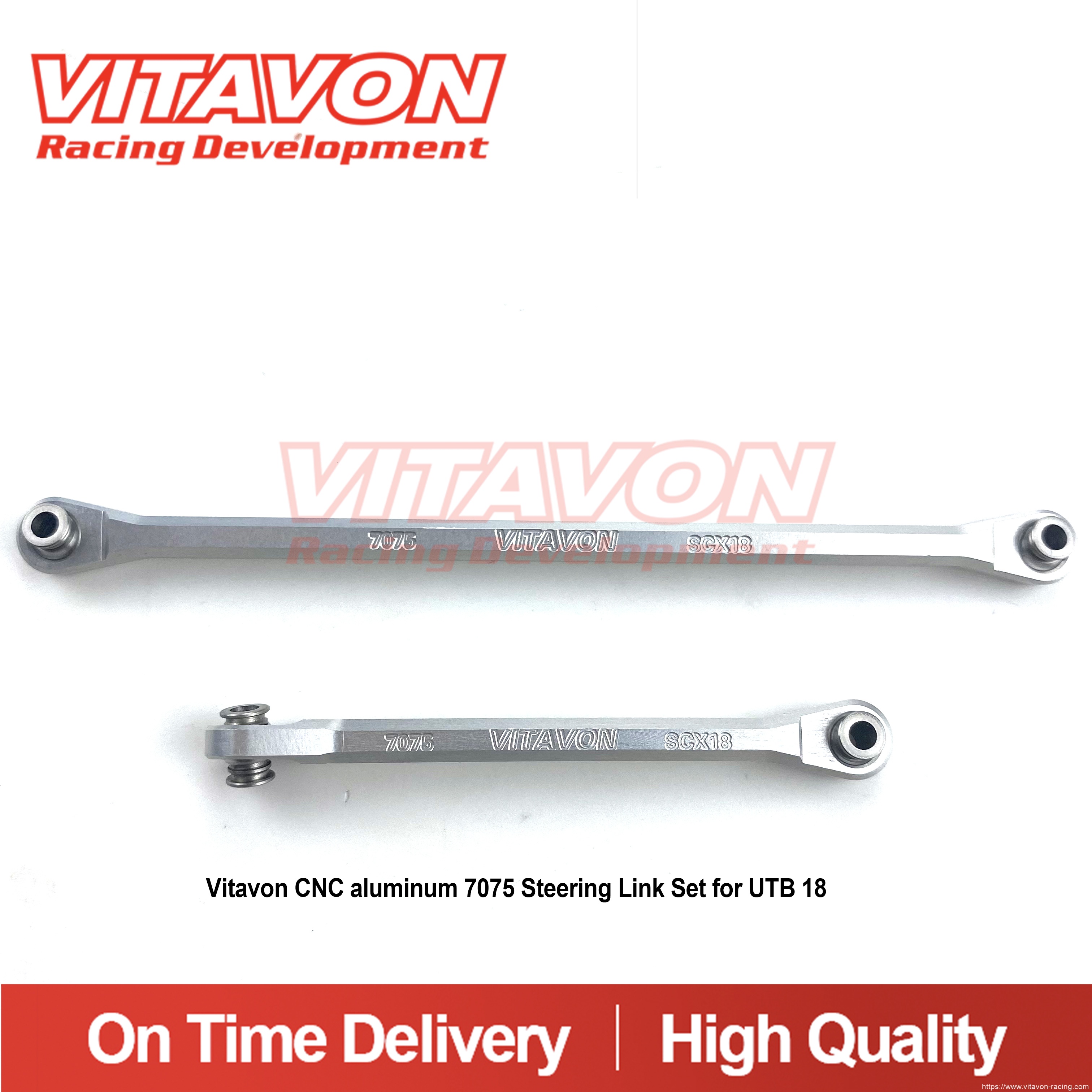 Vitavon CNC aluminum 7075 Steering Link Set for UTB 18