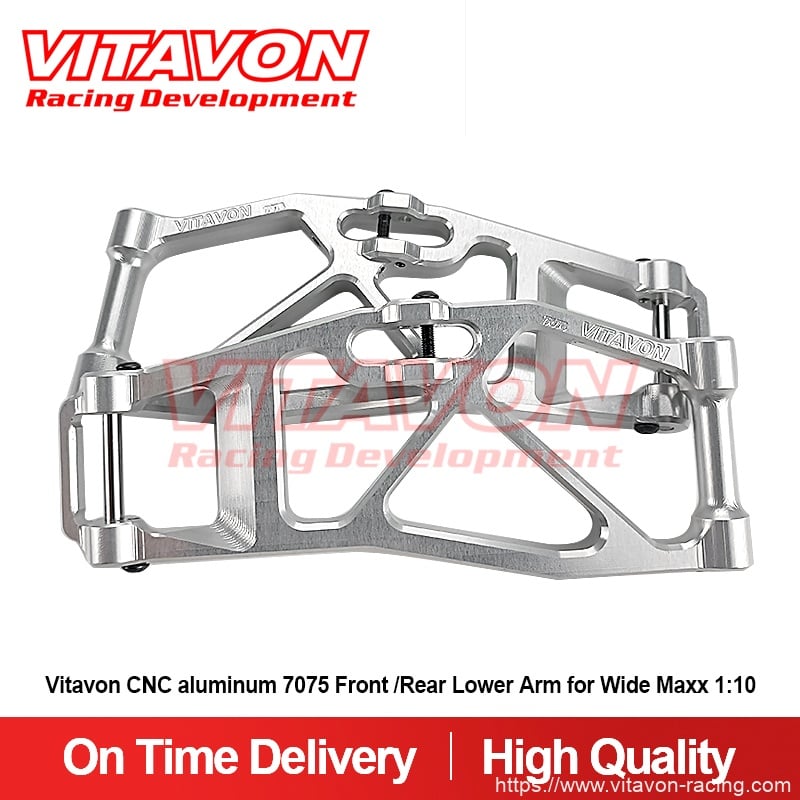 VITAVON CNC Aluminum 7075 Lower Arm for Traxxas Wide Maxx 1/10