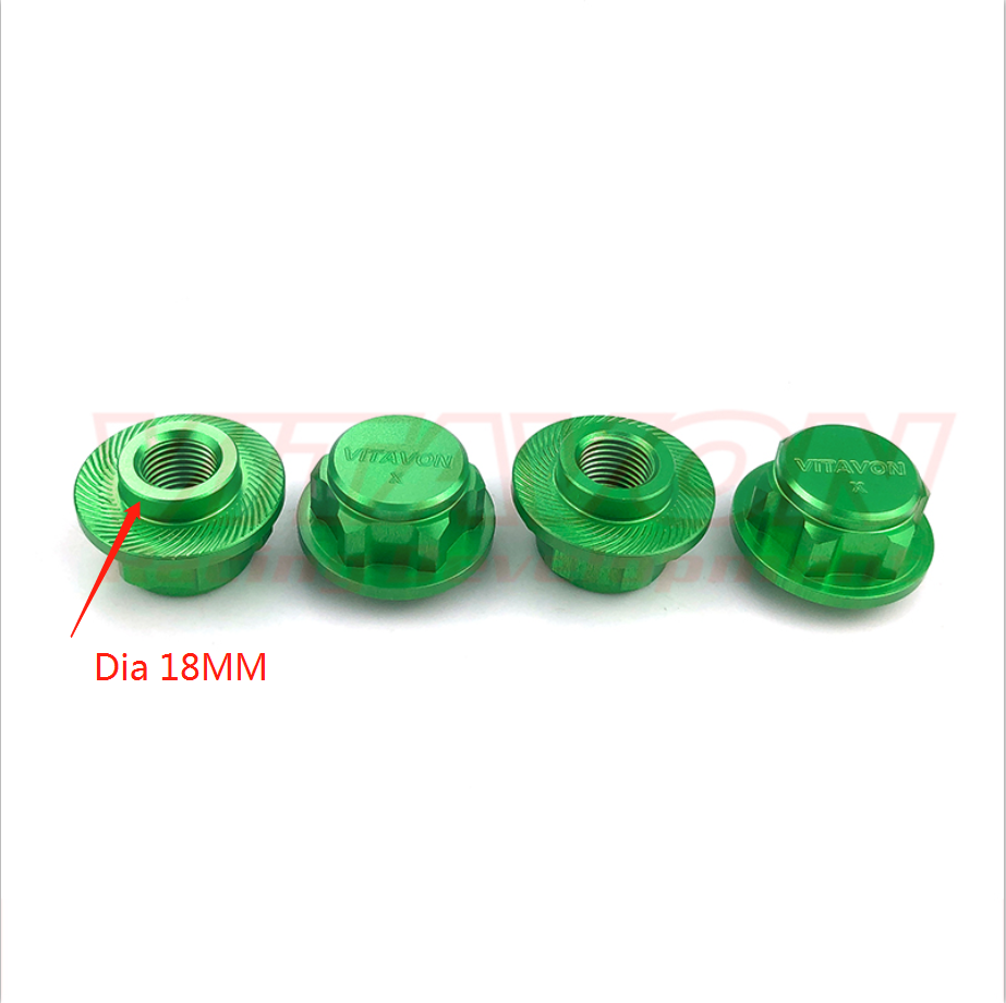 VITAVON CNC Alu 7075 V1 Wheel Nut Adapter M12X1.25mm Thread for X-MAXX XRT Stock Stub(P1.25mm)