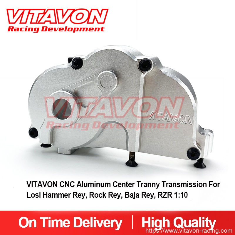 VITAVON CNC Aluminum Center Tranny Transmission For Losi Hammer Rey, Rock Rey, Baja Rey, RZR 1:10