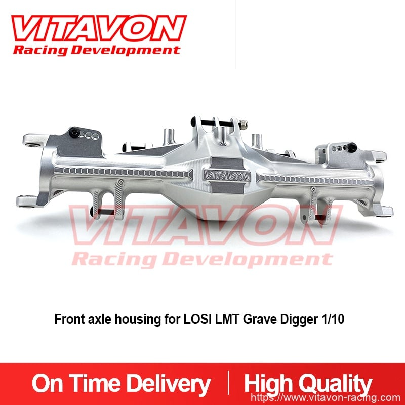 VITAVON CNC Alu#7075 Front axle housing for LOSI LMT Grave Digger 1/10