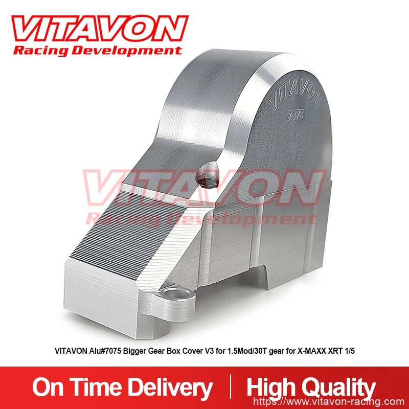 VITAVON ALU7075 Bigger 1.5Mod/30T Gear Box Cover V3 for Traxxas  X-MAXX XRT 1/5