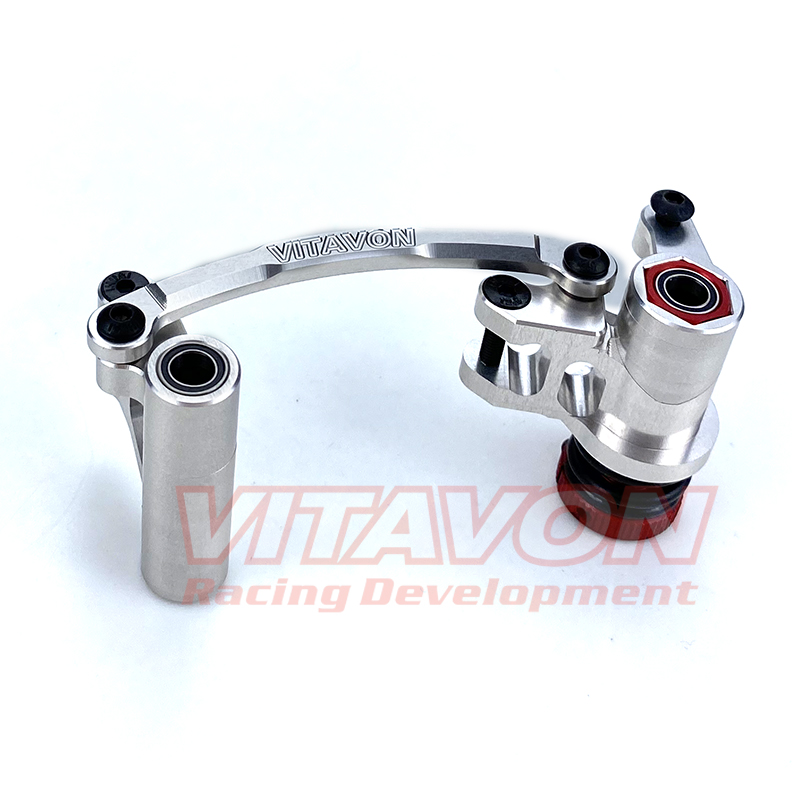 6 Roues De Verrouillage VITAVON CNC Perle Alu Noir Pour Losi Baja Rey/LaserNut 1:10 - Électrique