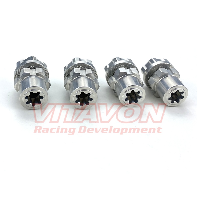 VITAVON V2 CNC Alu#7075 Spline Hub with 10mm offset for Traxxas Sledge