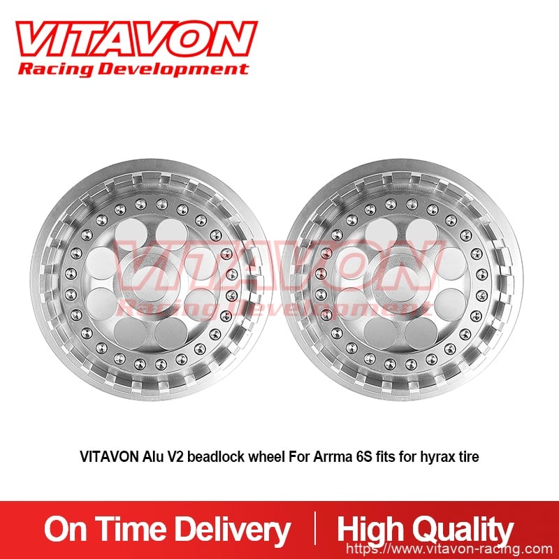VITAVON Alu V2 beadlock wheel For Arrma 6S fits for hyrax tire