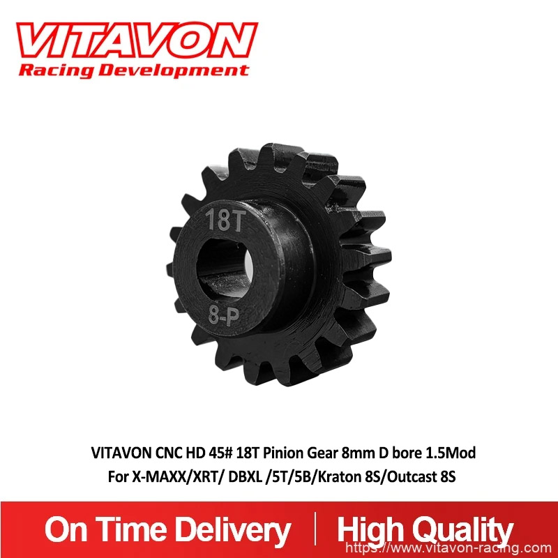 VitavonVITAVON CNC HD Steel 45# Pinion Spur Gear 20/30T 25/25T 25