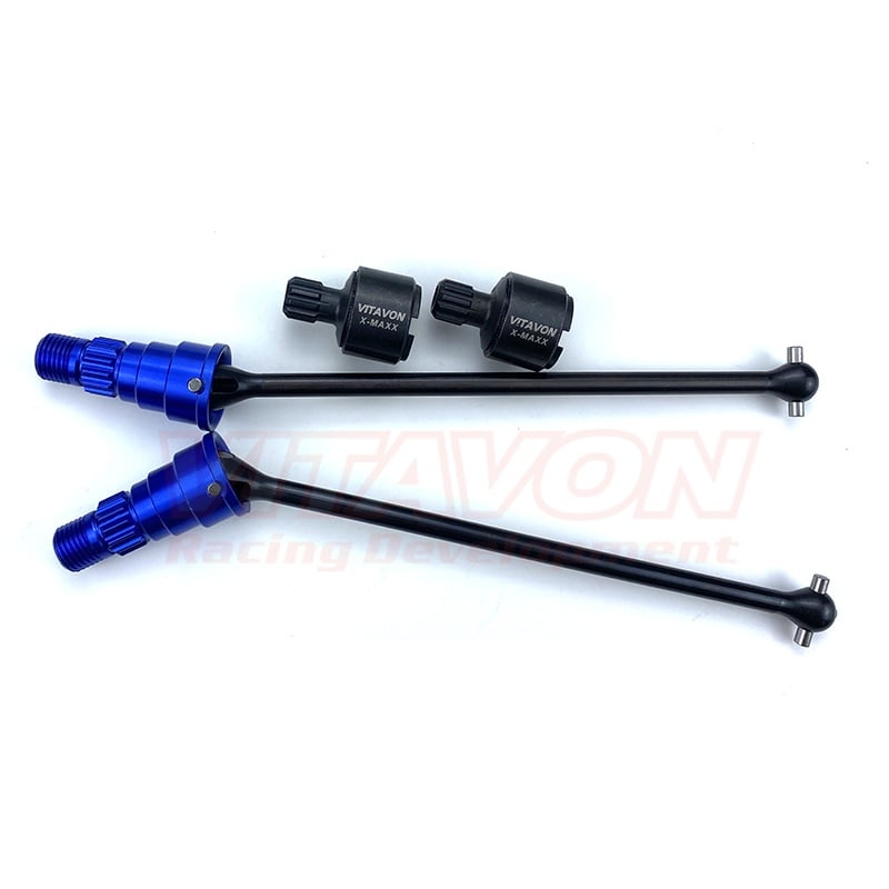 VITAVON Redesigned HD steel CVD shaft+ Drive Cup set for Traxxas X-MAXX 1/5 