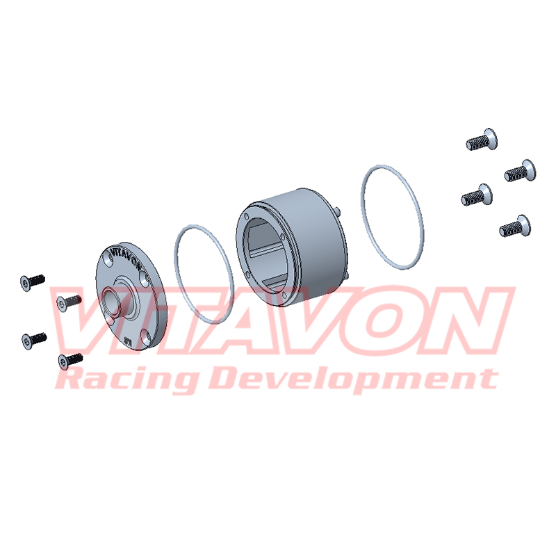 VitavonVitavon Kraton 8S CNC Alu7075 Diff Case V2 for Arrma Kraton 8S ...