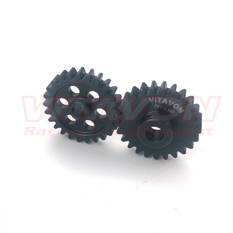VITAVON CNC HD Steel 45# Pinion Spur Gear 20/30T 25/25T 25/30T 1.5 Mod for Kraton / Outcast 8S