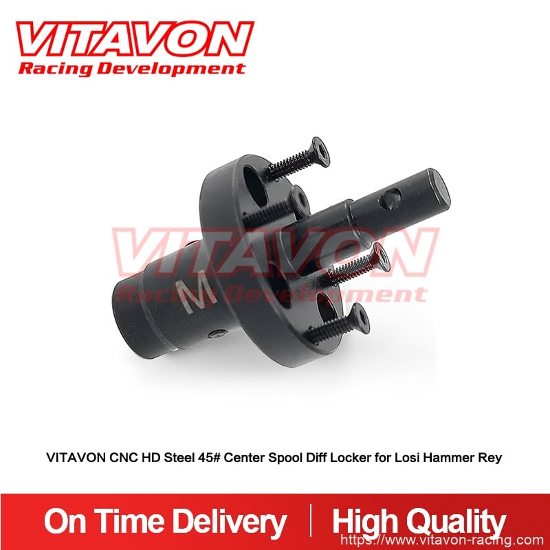 VITAVON  CNC HD Steel 45# Center Spool Diff Locker for Losi Hammer Rey 