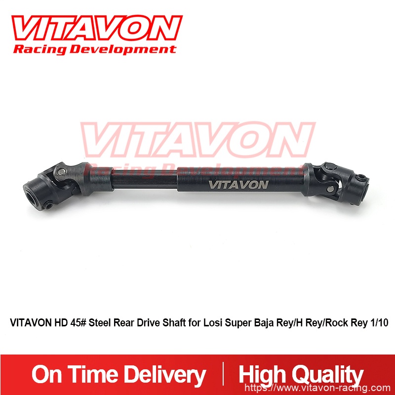 VITAVON HD 45#Steel Rear Drive Shaft for Losi Baja Rey/H Rey/Rock Rey 1/10
