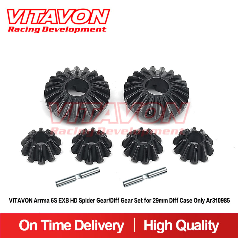 VITAVON Arrma 6S EXB HD Spider Gear/Diff Gear Set for 29mm Diff Case Only Ar310985,New Talion 6S EXB 1/7