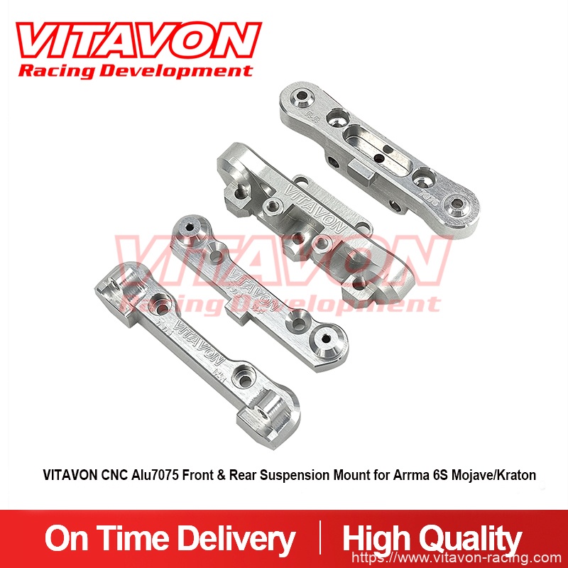  Vitavon CNC Alu7075 Front & Rear Suspension Mount for Arrma 6S  Mojave/Karton   
