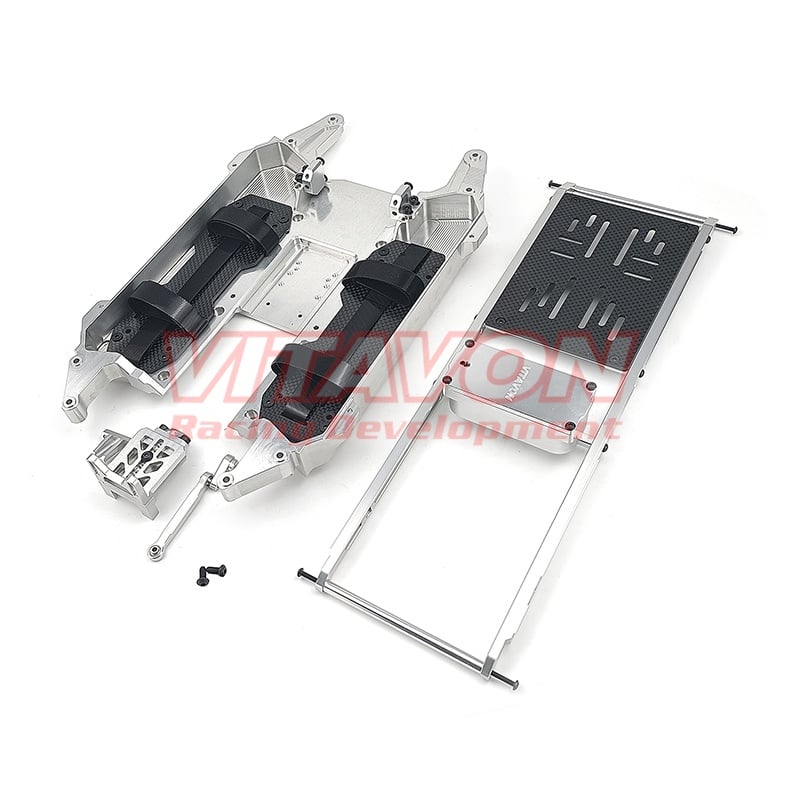 VITAVON CNC Alu7075 Middle Chassis fits with 1/5 Servo/Max 4 For X-MAXX 1/5