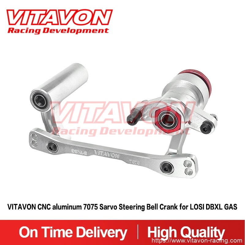 VITAVON  CNC aluminum 7075 Sarvo Steering Bell Crank for LOSI DBXL GAS