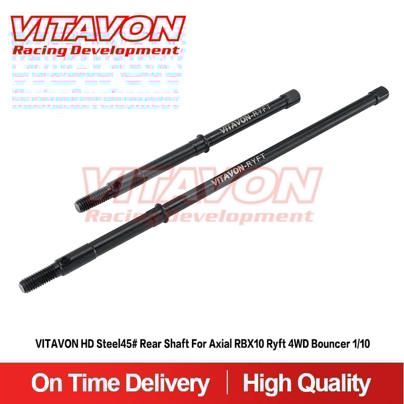 VITAVON HD steel45# Rear Shaft for Axial RBX10 Ryft 4WD Bouncer 1/10