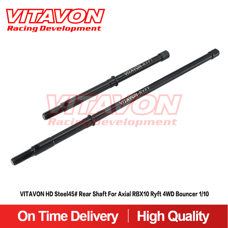 VITAVON HD steel45# Rear Shaft for Axial RBX10 Ryft 4WD Bouncer 1/10