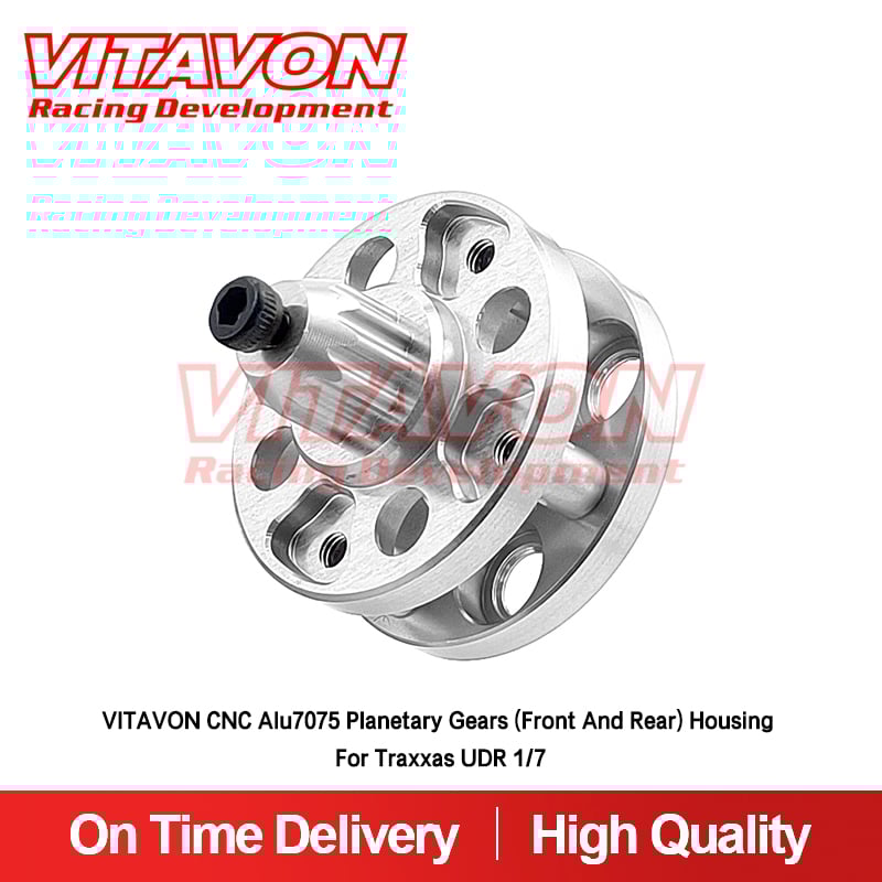VITAVON CNC Alu Planetary Gears (Front and Rear) housing for Traxxas UDR 1/7
