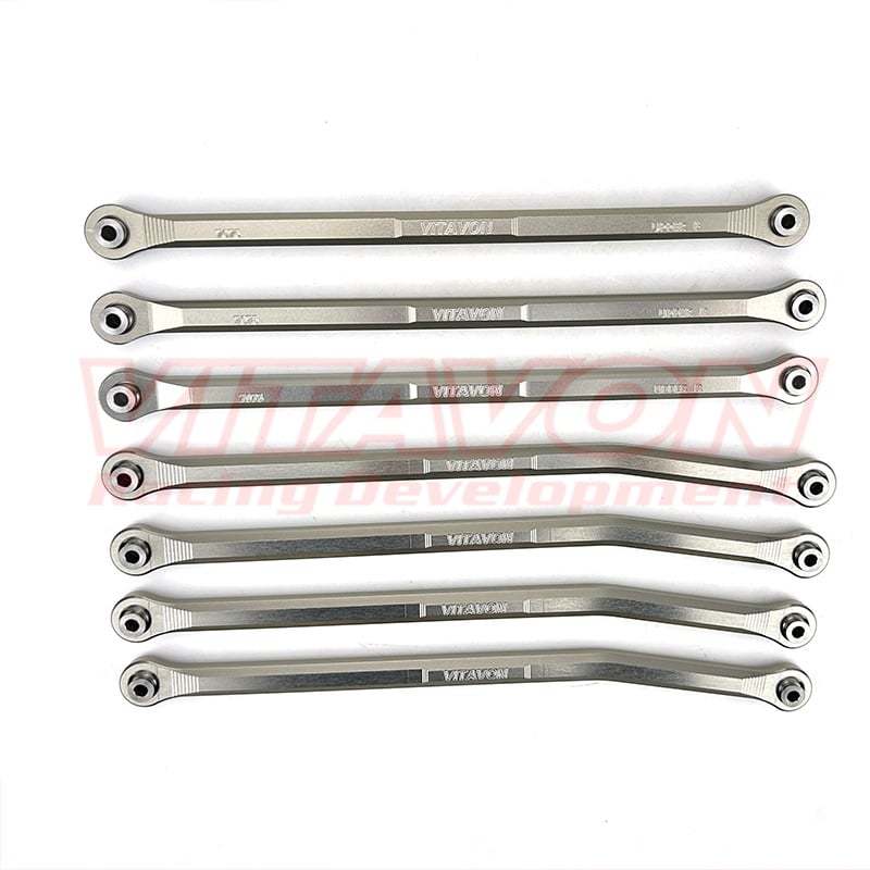 VITAVON Axial SCX6 CNC V2 High Clearance Links Set for Axial SCX6 Jeep Wrangler Trail Honcho 1/6