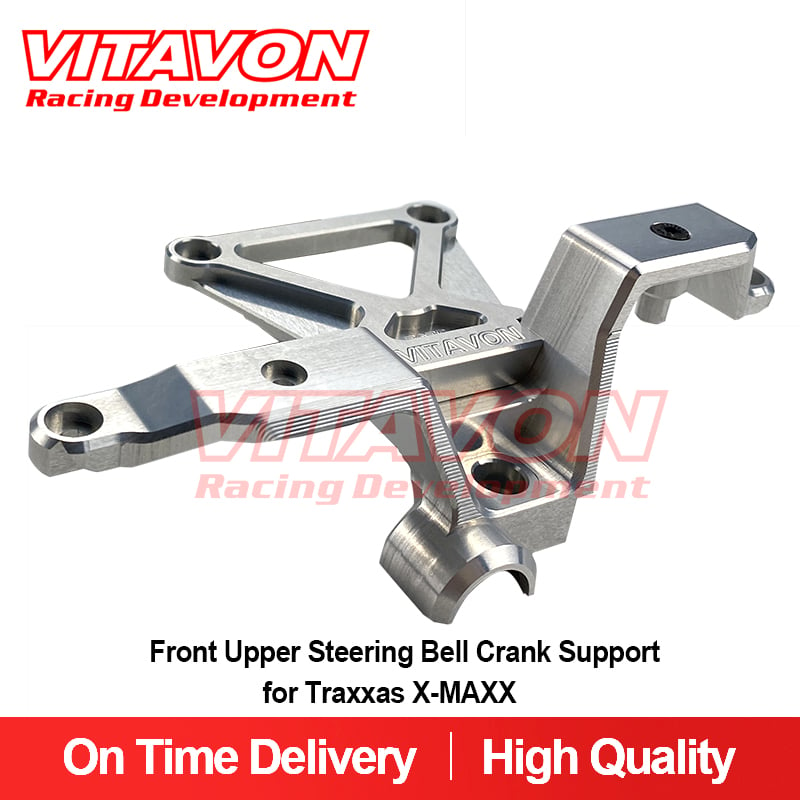 VITAVON Alu #7075 Front Upper Steering Bell Crank Support for X-MAXX