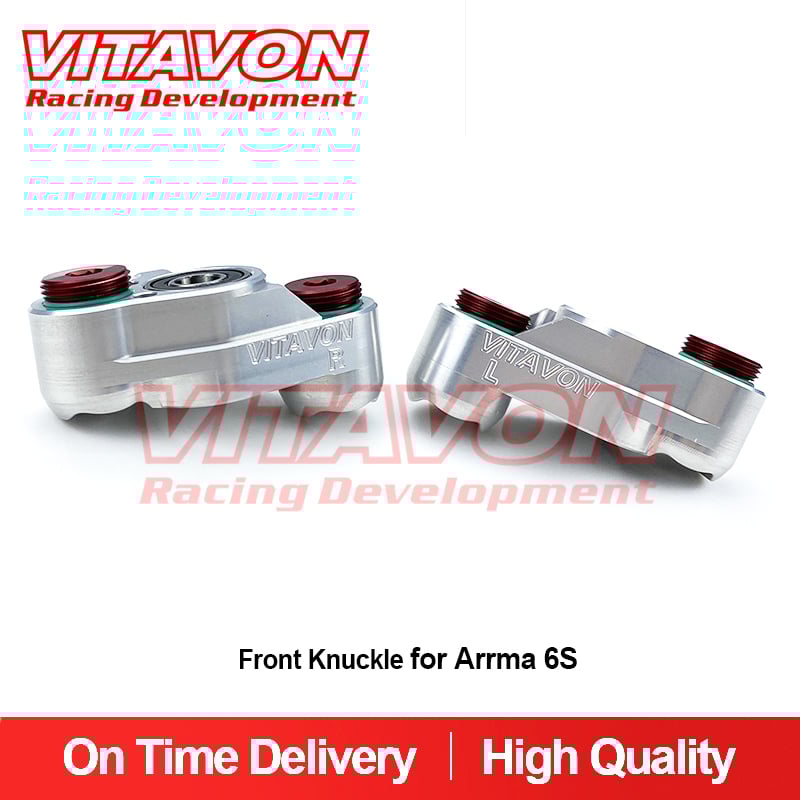 Vitavon Arrma 6S Mojave Fireteam Infraction Front Hubs CNC alu7075  AR330187