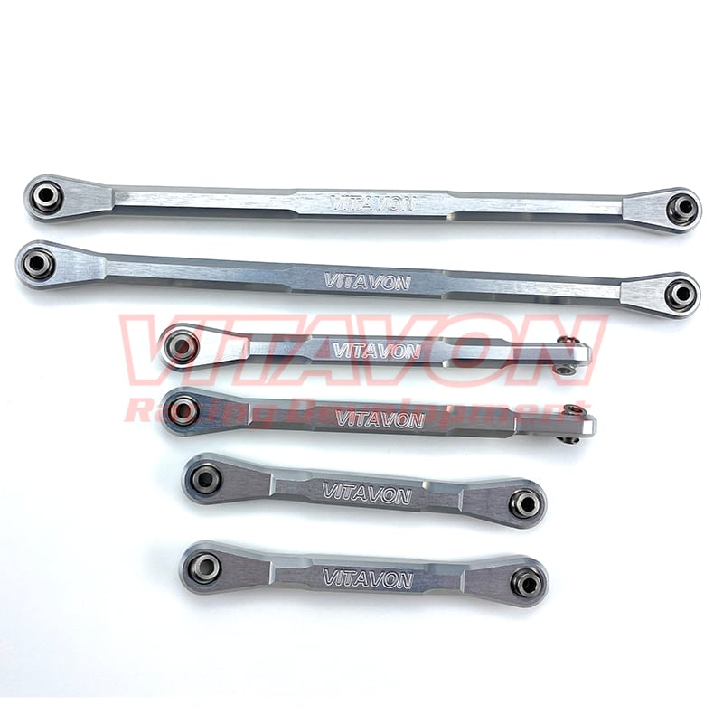 VITAVON Alu7075 Rear Upper Link + Front Upper Link + Toe Link For Losi U4 Hammer Rey 1:10