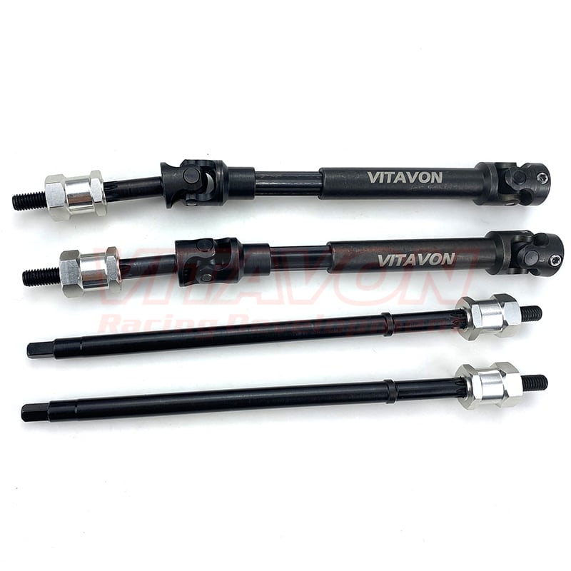 Vitavon CNC Aluminum 7075 HD Steel 45# Axle Kit with 10mm Offset for Losi Hammer Rey