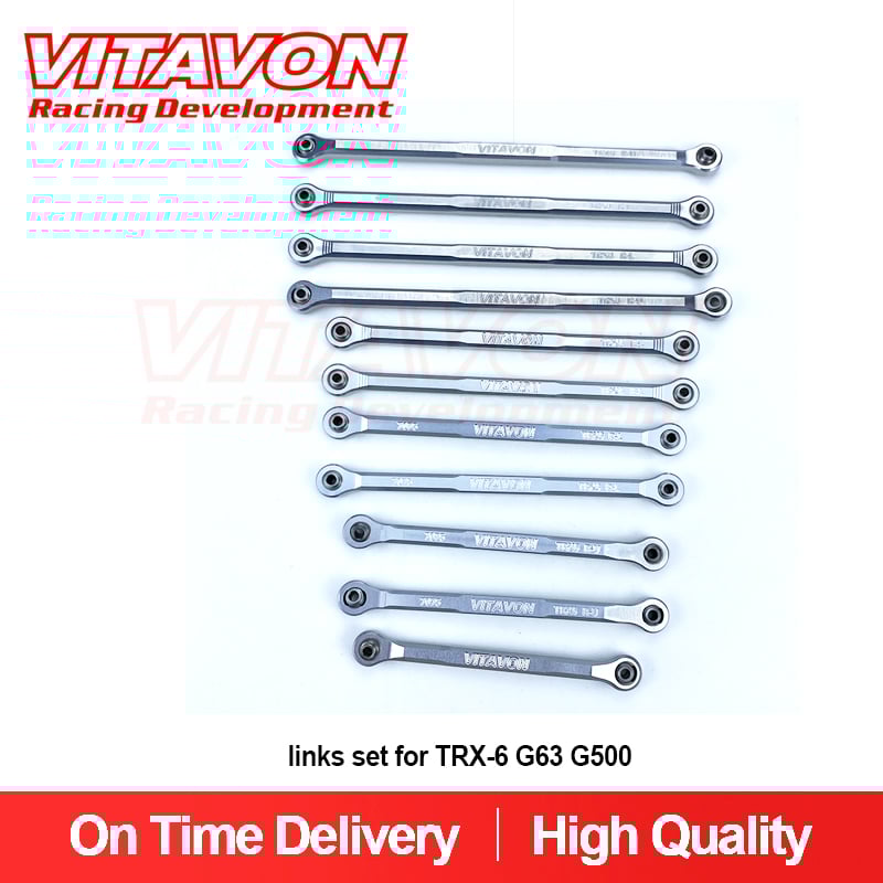 VITAVON CNC Aluminum 7075 Links Set for TRAXXAS TRX-6 G63 G500 1:10