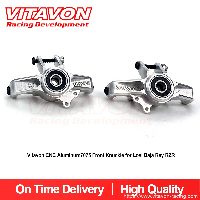 Vitavon CNC Aluminum7075 Front Knuckle for Losi Baja Rey ,RZR 1:10