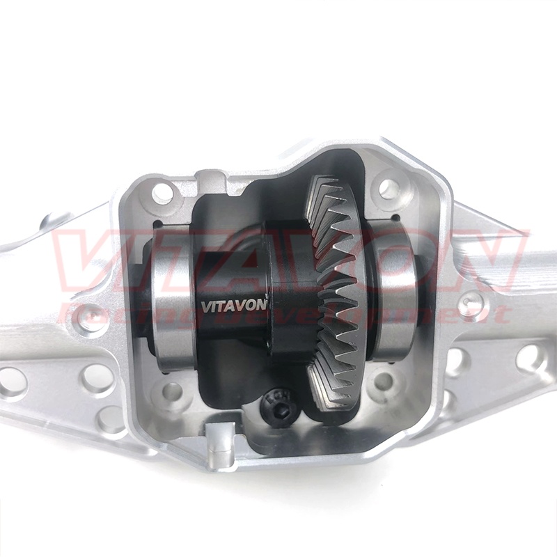 VITAVON CNC Alu7075 RearAxle Portal Kit with internals for SCX6 Jeep Wrangler and Trail Honcho