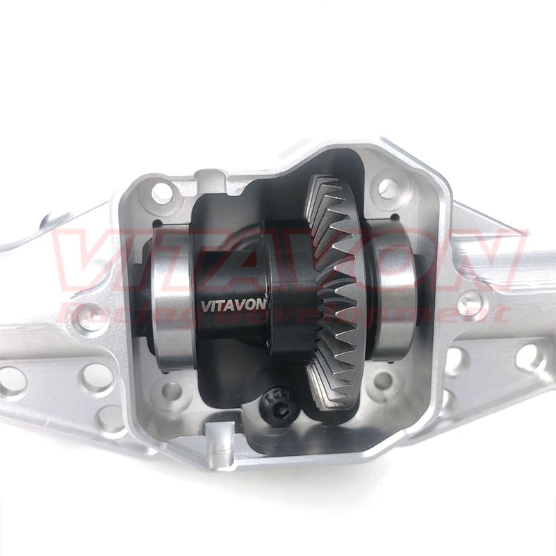 Vitavon CNC 7075 Rear Steering Axle Housing /Front axle housing 4 links built With Internals For SCX6 Jeep Wrangler Trail Honcho 1/6