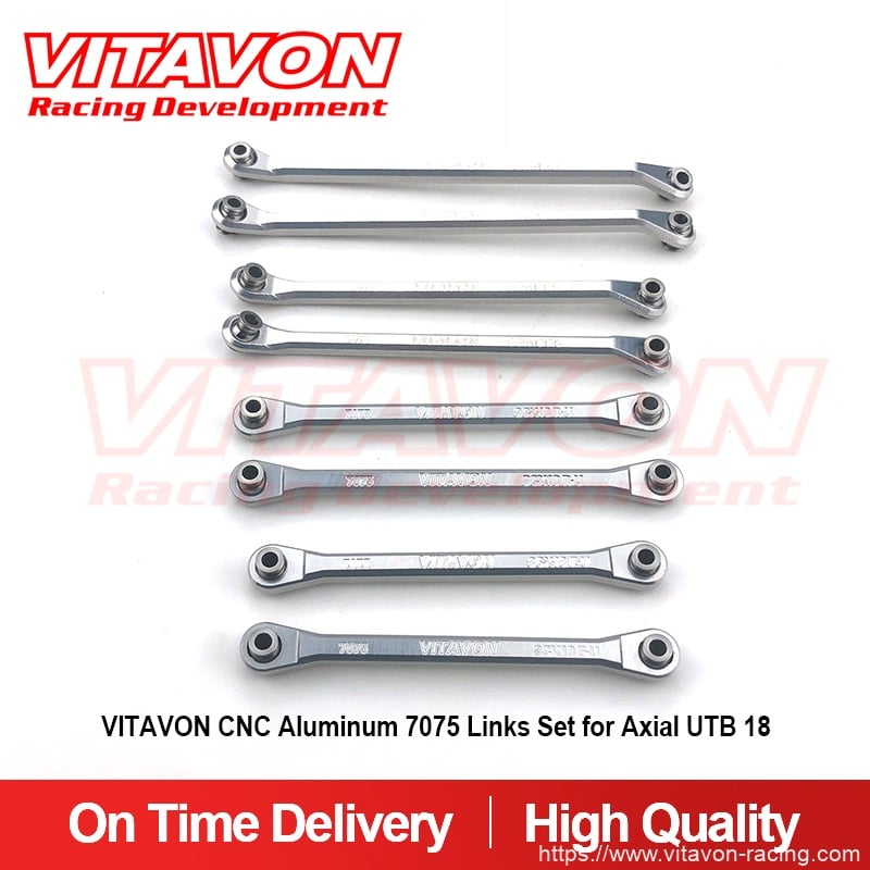 VITAVON CNC Aluminum 7075 Links Set for Axial UTB 18