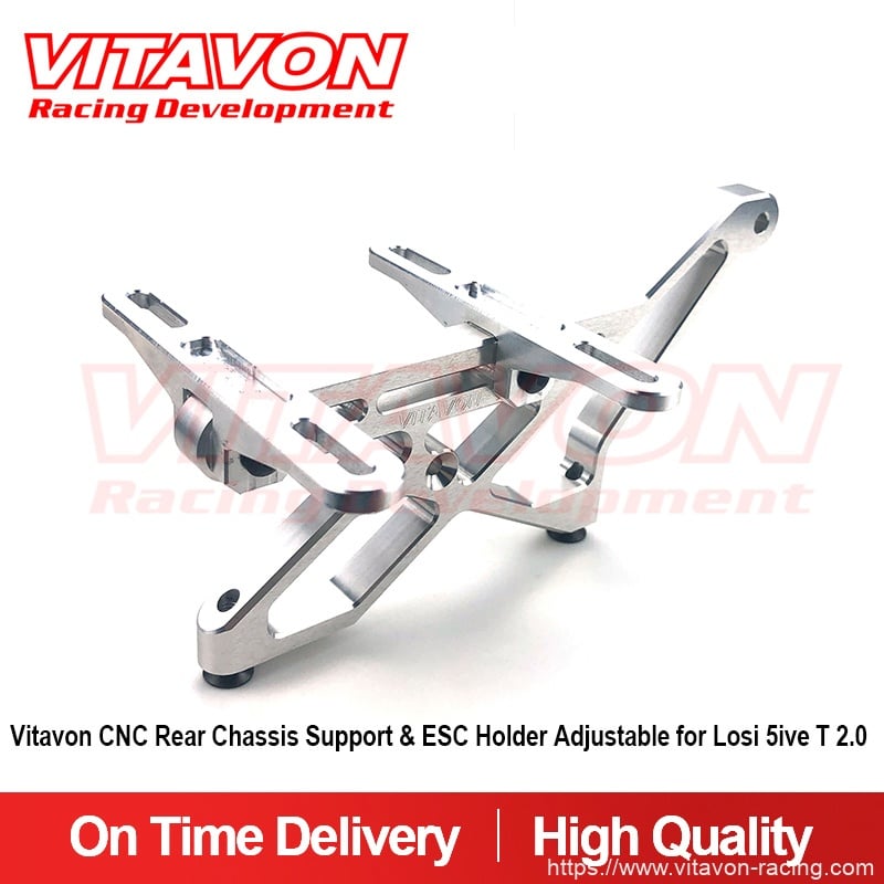 VITAVON CNC Alu7075 Servo Mount & Receiver Case For Losi 1/5 5ive-B 5ive-T - 26