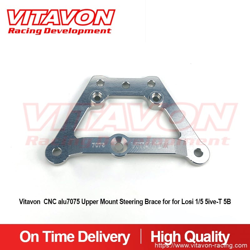 Vitavon CNC alu7075 Upper Mount Steering Brace for Losi 5ive-T 5B 1/5